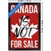 Trends International Canada Is Not For Sale Framed Wall Poster Prints - 3 of 4