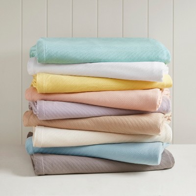 Full Size Blush Cotton Machine Washable Blanket
