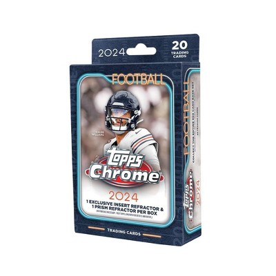 2024 Topps Chrome Football Trading Card Value Pack