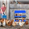 Chicken Nesting Box, 6-Hole Roll Away Egg Laying Box with Lid, Heavy-Duty Galvanized Steel Rustproof Design - Easy Egg Collection, Easy Clean - 2 of 4