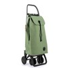 Rolser I-Max Tweed 4 Wheel 2 Swivelling Foldable Shopping Trolley Green - 2 of 4