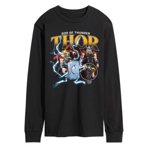 Men's - Marvel - Thor God of Thunder Long Sleeve Graphic T-Shirt - 1 of 4