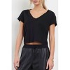 Women's Suri Organic Deep V Tee - LAmade - 4 of 4