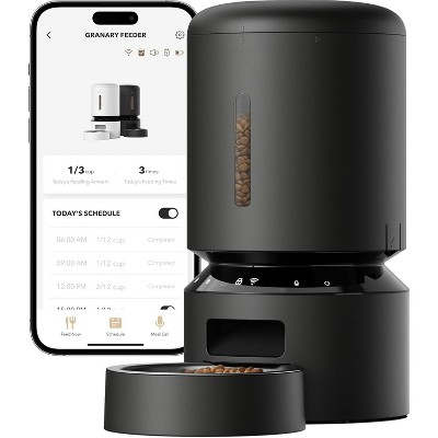 Automatic Cat Dog Feeder with 5G WiFi, Timed Food Dispenser with Fresh Lock, Programmable for 10 Meals