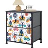 My Depot Cartoon Animal Pattern Dresser with 2 Fabric Drawers - 4 of 4