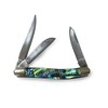 Lehman's Grandpa's Small Dress Knife Blue Green Abalone Stainless Steel Blade 2 1/8" - 2 of 3