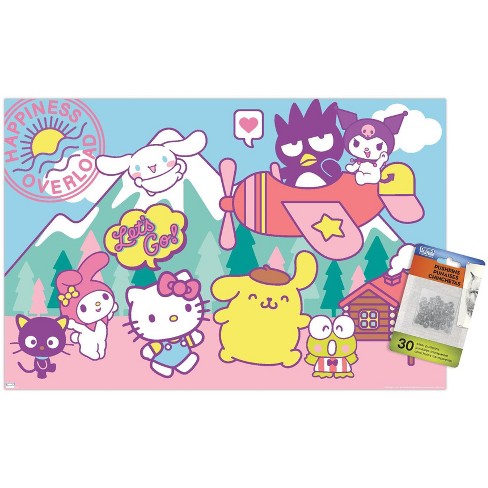 Trends International Hello Kitty - Balloon Unframed Wall Poster, Hello  Kitty Posters 