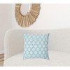 20" Indigo And White Cotton Motif Throw Pillow - 2 of 4