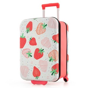 Infans 20" Kids Rolling Luggage Foldable Hardshell Carry-on Suitcase on Wheels Children - 1 of 4
