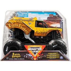 Monster Jam, Official Earth Shaker Monster Truck, Collector Die-Cast Vehicle, 1:24 Scale - 1 of 4