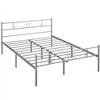 Yaheetech Metal-Framed Platform Bed with Headboard and Footboard - 2 of 4