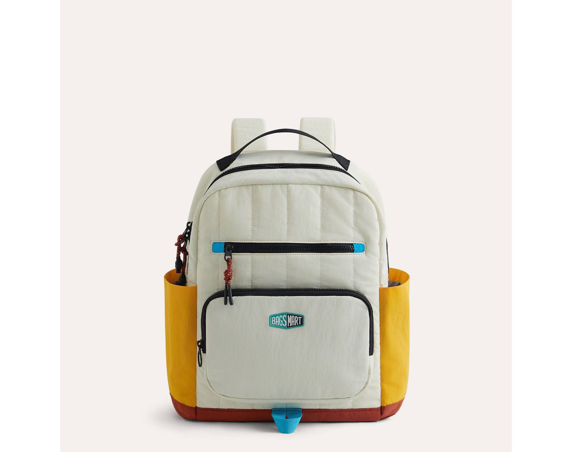 Bagsmart Kids' 14L Walker Featherlight Color Block Kids Backpack with Pencil Case - Gold Yellow
