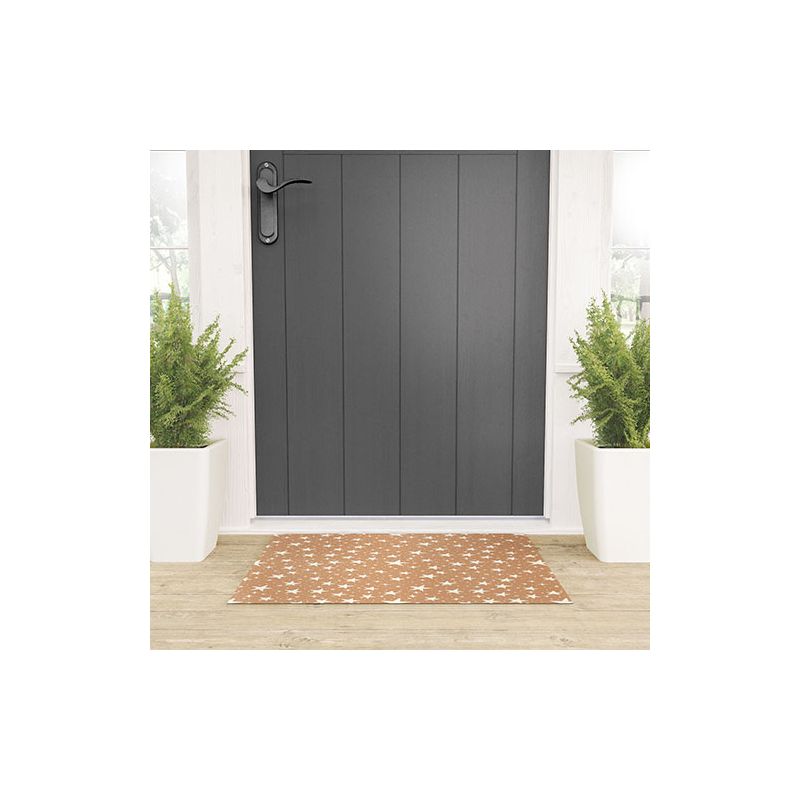 Avenie Stars In Neutral Welcome Mat -Society6, 2 of 4