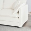 NicBex 111.5 Inch Mid-Century Chenille Couch,3-Seater Sofa with 2 Armrest Pillows and 3 Toss Pillows for Living Room,Office,Apartment - 4 of 4