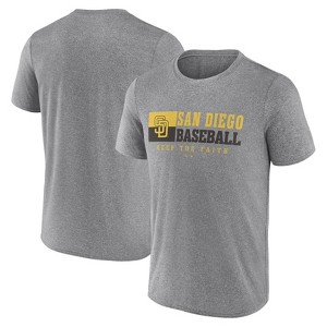MLB San Diego Padres Men's Gray Short Sleeve T-Shirt - 1 of 3