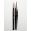 da Vinci MINIATURE MAESTRO Miniature Brushes, Natural Kolinsky Red Sable, All Paint Types, Pointed, Series 76, Assorted, 3 Brush Set in Wooden Stand - 2 of 2