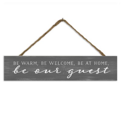Creative Products Be Our Guest 17 x 3.5 Outdoor/Indoor Hanging Sign