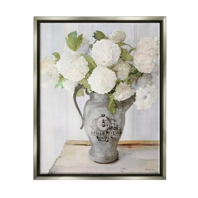 Stupell Industries White Hydrangea in French Country Pitcher Still Life