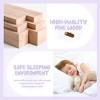 TIRAMISUBEST Twin/Full/Queen Size Bed Floor Bed with Safety Guardrails and Door for Kids, Pine Floor Platform Bed Montessori Bed Toddler Bed - 4 of 4