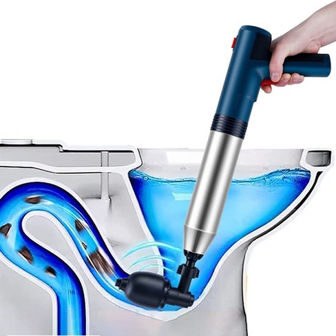 High Pressure Toilet Clog Remover with High Resilience Sealing Plunger Head  Once Unclog Toilet - AliExpress