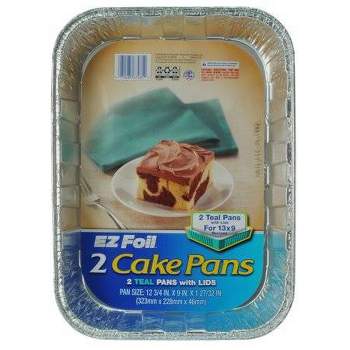 Jiffy-Foil 13 x 9 Inches Cake Pan & Lid 1 ea Bulk Case 36
