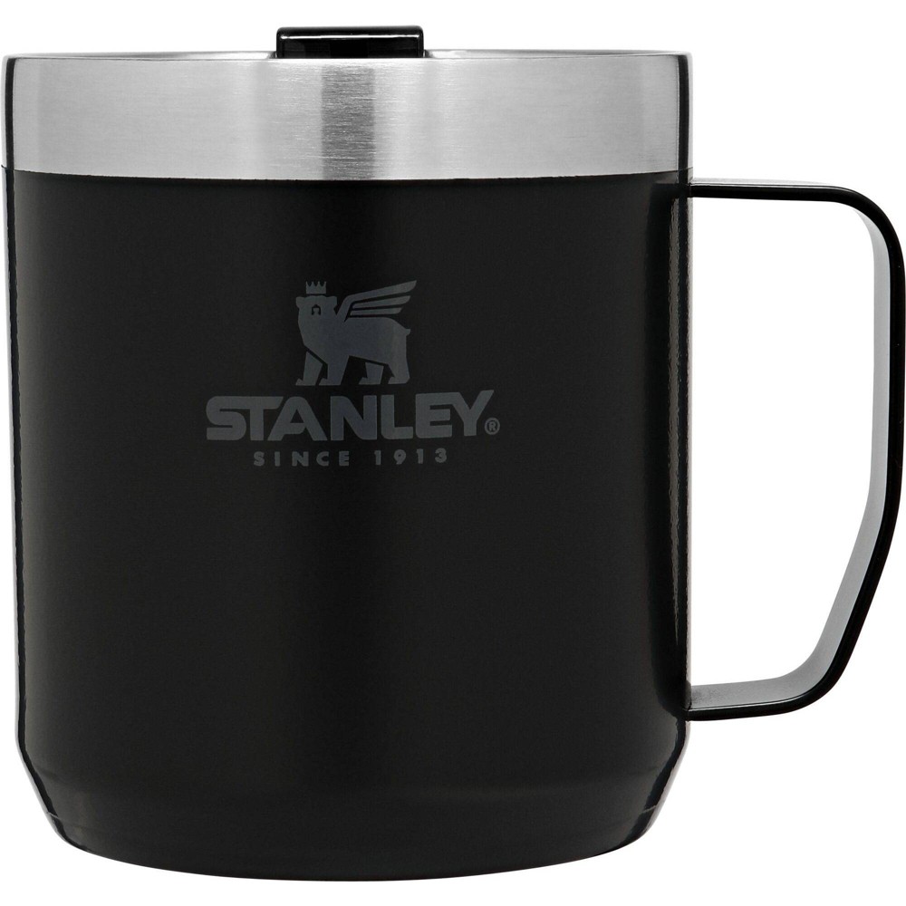 Photos - Glass Stanley 12 oz Stainless Steel Classic Legendary Mug Black 2.0 