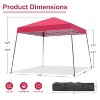 Ainfox 10'×10' Pop-up Slant Leg Portable Canopy - 2 of 4
