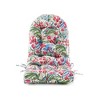 Outdoor Adirondack Chair Cushion for Patio Furniture,Tufted Thick Seat & Round High Back Rocking Oudoor Colorful Cushion, 48"x21"x4" inches,Floral - 2 of 4