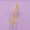 Ross-Simons Italian 14kt Yellow Gold Textured Bangle Bracelet - 3 of 4