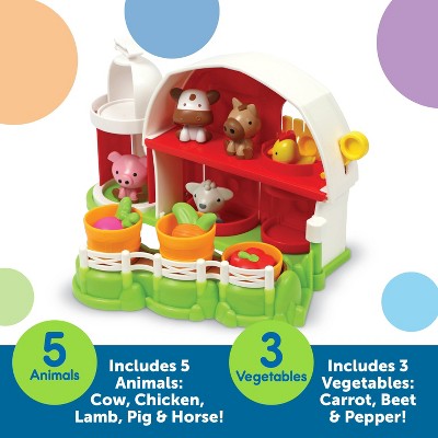 Peekaboo Multicolor Plastic Barnyard Playset for Toddlers