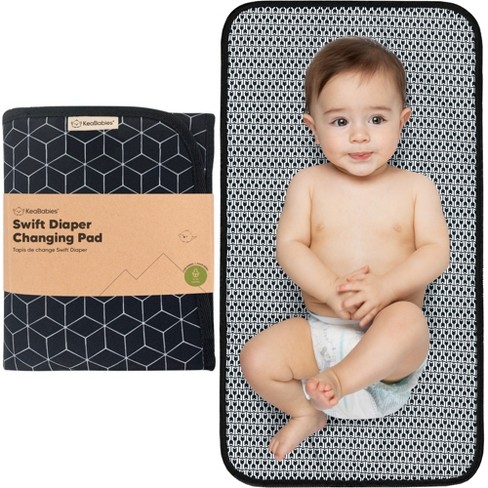 Keababies Portable Diaper Changing Pad, Waterproof Foldable Baby