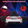 12V Electric Ride On Sports Car  w/Remote for Toddler with Suspension System,3 Speeds, Bluetooth, Mp3, Double Door, Led Light - 4 of 4