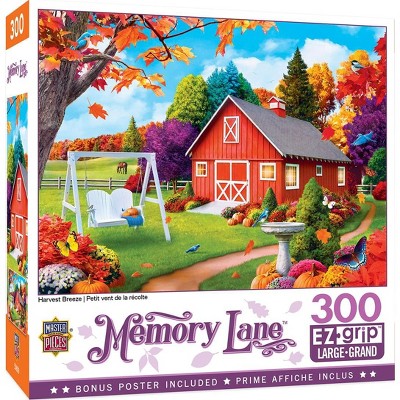 MasterPieces Inc Harvest Breeze 300 Piece Large EZ Grip Jigsaw Puzzle