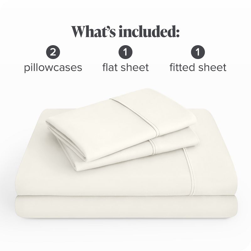 4 Piece Sheet Set - Ultra Soft, Double Brushed, Easy Care - Bare Home, 5 of 11
