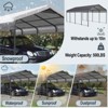 12' x 20' x 7' Carport with 29-Gauge Galvanized Steel Roof Panels - 4 of 4