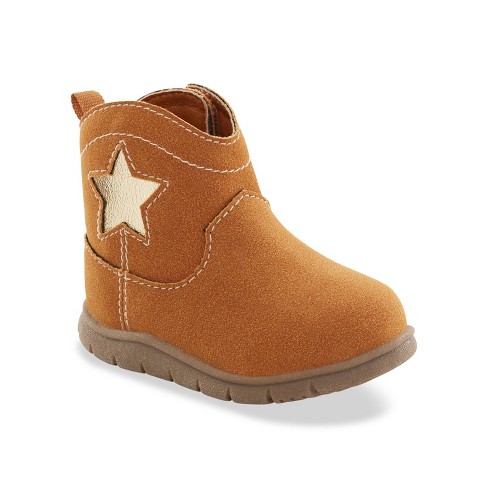 Carter s Just One You Toddler Girls First Walker Boots Tan Target