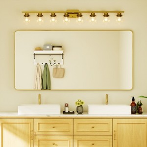 Wall-Mounted Mirror Rectangle Bathroom Vanity Mirrors Framed Mirrors Aluminum Framed Bathroom Mirror - 1 of 4