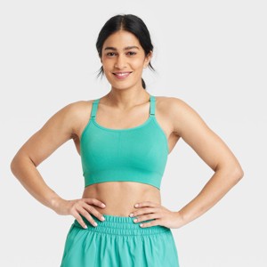 Women's Seamless Medium Support Cami Sports Bra - All In Motion™ - 1 of 4