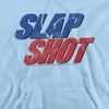 Slap Shot Blue & Red Logo Adult Pull-Over Hoodie - 2 of 4