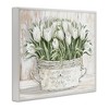 Stupell Industries Fresh White Tulip Flowers Vintage Framed Giclee Art - 2 of 4