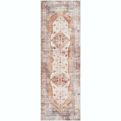 Mark & Day Kwadijk 2'7"x7'10" Runner Washable Woven Indoor Area Rugs Camel