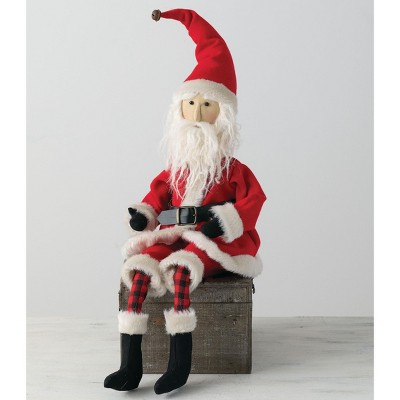 Sullivans Slim Santa Figurine 27"H Red
