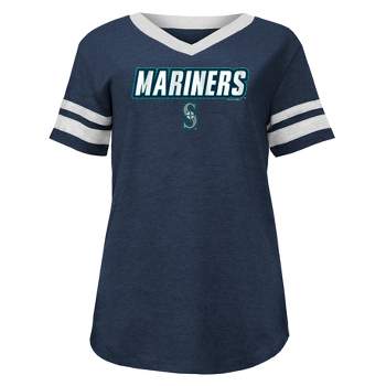 MLB Seattle Mariners Women's Pride Heather T-Shirt - S