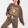 S.W.Smiley Ugly Christmas Sweater Distressed - Women's Lightweight Garment Dyed Sweatshirt - 2 of 3