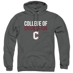 College of Charleston Official Stacked Adult Pull-Over Hoodie - 1 of 4