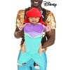HalloweenCostumes.com One Size  Girl  Infant Disney The Little Mermaid Ariel Halloween Baby Carrier, Purple/Red/Green - 2 of 2