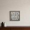 Slickblue Funny Aging Quote Wall Sign – “Turn Down Stereo to See” – Rustic 7x7 Wood Decor, Color Options - 2 of 3