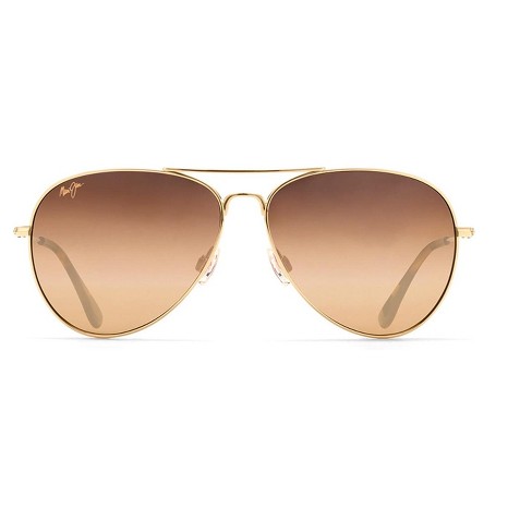 Maui Jim Mavericks Reading Sunglasses - Bronze Lenses With Gold Frame :  Target