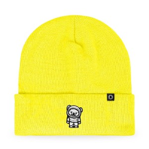 Dalix Ice Bear Embroidered Beanie Astronaut Warm Winter Knit Hat for Men - 1 of 4