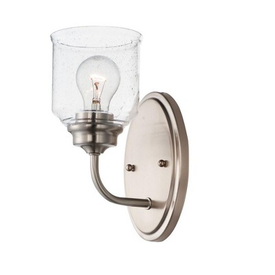 Maxim Lighting Acadia 1 - Light Vanity in  Satin Nickel